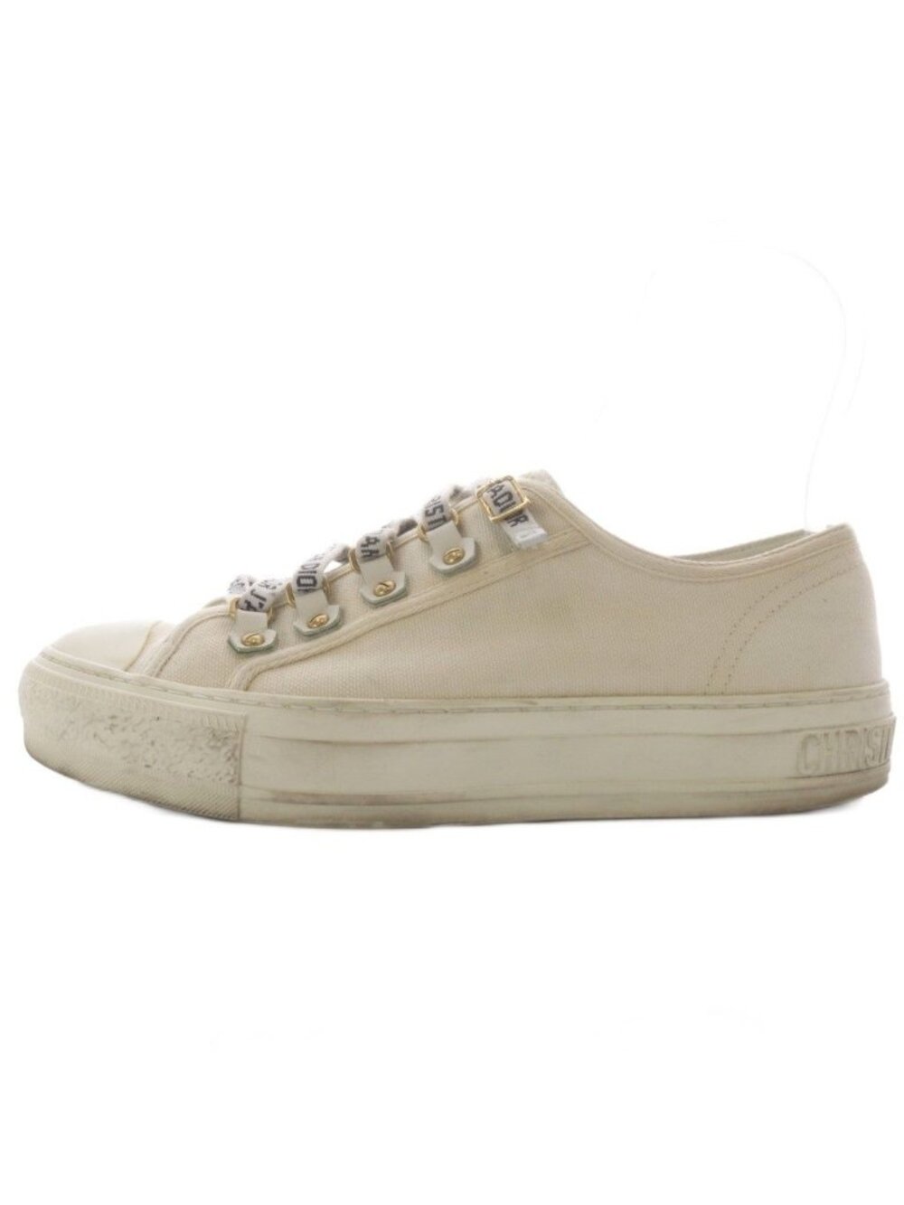 Dior Walk'n' Signature Canvas White Sneaker